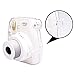 Sunmns Transparent Clear Hard Plastic Protective Cover Case for Fujifilm Instax Mini 8/8+/ 9 Instant Film Camera with Adjustable Strap