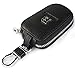 car Key Chain Keychain,Genuine Leather Car Smart Key caseKey Chain Keychain Holder Metal Hook and Keyring Zipper Bag for Remote Key Fob (Bentley)