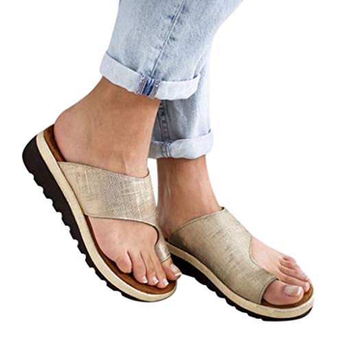 Aniywn Women Wedges Sandals Open Toe Comfy Platform