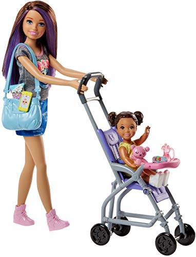 barbie doll double stroller