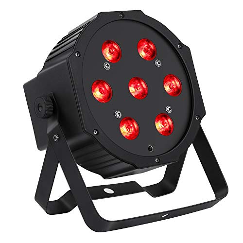 LED Par Lights, YeeSite 70W RGBW LED Par Can by Remote and DMX Control, LED Uplighting for Wedding DJ Party Stage Lighting - 4 Pack - Thumbnail 3