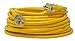 Yellow Jacket 2992 10/3 Extra Heavy-Duty 20-Amp Premium SJTW Contractor Extension Cord with Lighted T-Blade Plug, 100-Foot All Copper Wire Extension Cord, 20 Amps, 125 Volts, 2500 Watts, Yellow primary