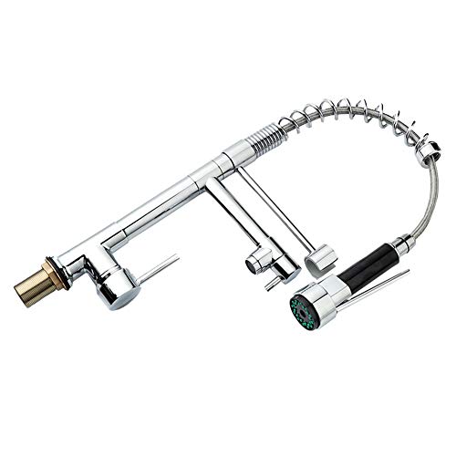 WYYSYNXB Copper Alloy Kitchen Sink Tap Out Sprayer Mixer Taps 360Â° Swivel Mixer Tap Kitchen Faucet