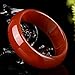 Wide Fashion Red Agate Bangle Bracelet Jewelry Apparel Clothing Mother's Day Gift 60-61mm Middle