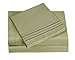 HC COLLECTION Bed Sheet & Pillowcase Set Hotel Luxury 1800 Series Egyptian Quality Bedding Collection! Deep Pocket, Wrinkle & Fade Resistant,Luxurious,Comfortable,Extremely Durable(King, Sage)