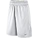 NIKE Men's Layup 2 Shorts, White/White/White/Black, Large