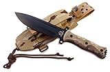 CDS-Survival Stainless Steel MV-58 with Sheath Cocobolo or Micarta Handle Tactical Knife, Combat One