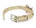 Lillypet(TM Bling Rhinestone Pet Cat Dog Bow Tie Collar Necklace Jewelry for Small or Medium Dogs Cats Pets Female Puppies Chihuahua Yorkie Girl Costume Outfits, Light and Adjustble Buckle Golden S