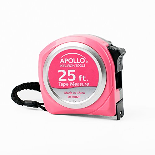 Apollo Tools DT5002P Tape Measure, 25 Ft