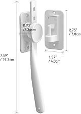 SAFELON Baby Safety Door Finger Pinch Guard White Adjustable Door Latch view 7