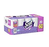 Scott Extra Soft Bathroom Tissue Double Rolls, 264 Sheets, 30 Rolls, Cushiony & Dependably Strong