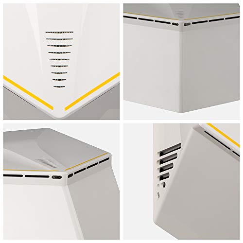 PLUSSEN Premium Commercial Automatic High Speed Hand Dryers for Bathrooms with Two Hot Air Outlet, Fast Drying in 10 Seconds, ABS Compact Electric Hand Dryer Blower - Thumbnail 3