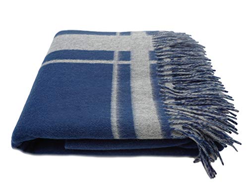 State Cashmere Reversible Throw Blanket with Fringes - Ultra Soft Accent Blanket