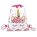 12 Pack Unicorn Drawstring Party Bag, Unicorn Drawstring Backpacks Gifts Bags Birthday Party Supplies Favor Bag for kids Children Girls Baby Shower