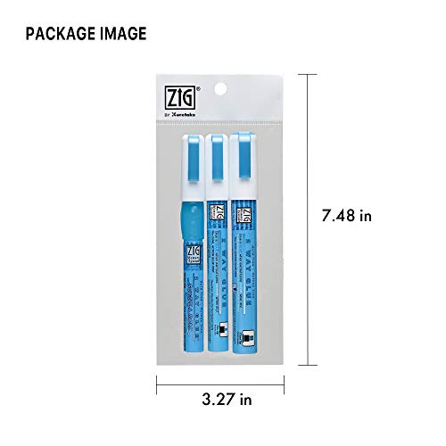 Kuretake Zig 2 Way Glue 3 Pens Set, APCertified, Adhesive for Kids
