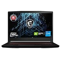 MSI GV15 15.6” 144Hz Gaming Laptop: Intel Core i5-11400H GTX 1650 8GB 256GB NVMe SSD, Wi-Fi 6, USB Type-C, Nahimic 3 Audio Immersion, Win 11: Black 11SC-633