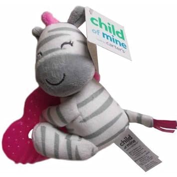 zebra teething toy