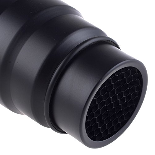 Neewer Metal Body Photo Conical Studio Snoot with Honeycomb Grid for Strobe Flash Speedlight Photography Light Modifier Ideal for Compact AC Moonlights Like Bowens - Thumbnail 6