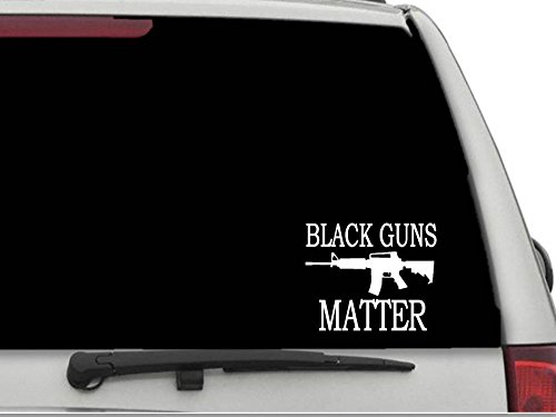 Decal Dan - "Black Guns Matter AR-15 Vinyl Die Cut Car Truck Window Decal Sticker Laptop