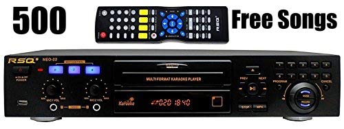 RSQ NEO 22 PRO Series 2 Digital Bluetooth Karaoke 500 Free Songs Player CDG Machine MP3G