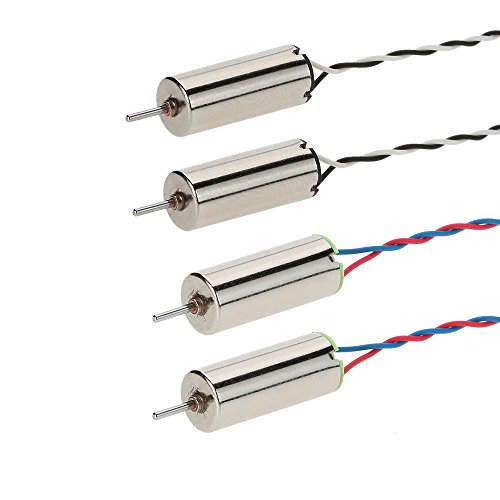 Goolsky 2 Pairs 6x15mm CW/CCW Coreless Brushed Motor with Mi