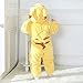 Unisex Baby Flannel Romper Animal Onesie Costume Hooded Cartoon Outfit Suit (Pikachu, 80)