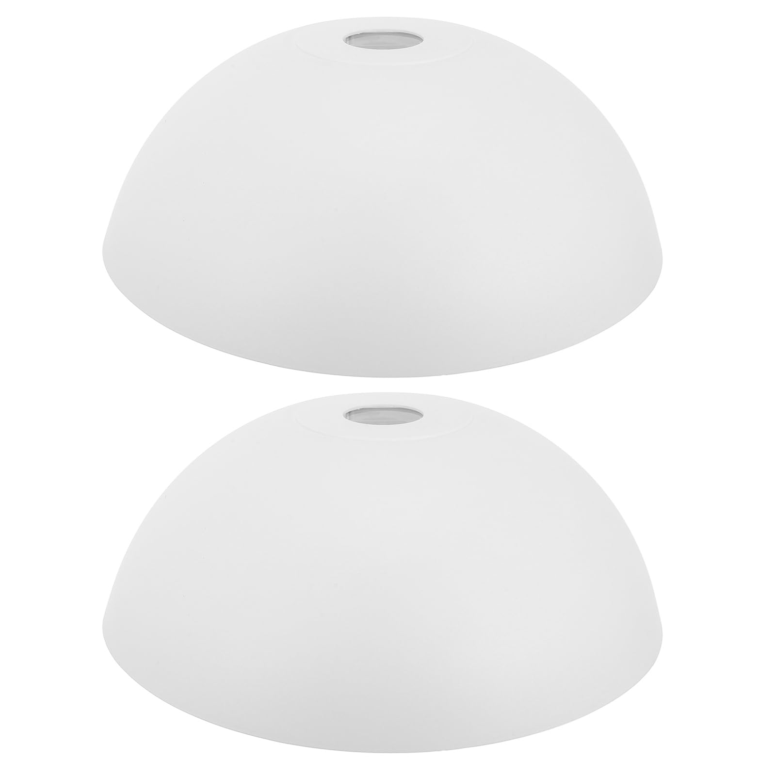 Alipis Plastic Lampshade 11.10 Inch Dome Design Ceiling Lamp Shade Cover 2 Pack Lightweight Easy Installation for Wall and Ceiling Lighting Home Use