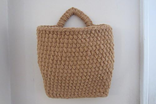 Hanging Basket Mail Holder, Crocheted Wall Baskets - Many Colors to Choose From!