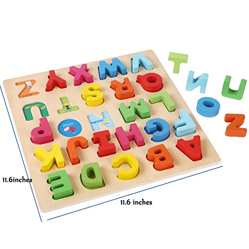 5 Jamohom+Wooden+Alphabet+Educational+Learning