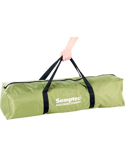 Semptec Urban Survival Technology Campingliege: 4in1-Zelt mit Feldbett, Sommer-Schlafsack und Matratze (Zeltliege, Liege mit Zelt, Stelzen 4 Personen) – Bild 6