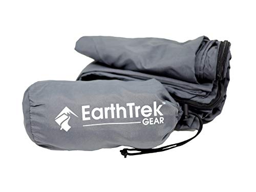 EarthTrek Extra Large Zippered Travel Sleeping Bag Liner