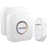 Campanello Senza Fili Non Richiede Batteria, Wireless Doorbell Impermeabile con 