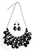 Riah Fashion Women's Floating Bubble Necklace Teardrop Bib Collar Statement Jewelry