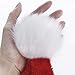 HUICOCY Santa Hat,Unisex Velvet Fabric Christmas Hat with Comfort Lining&Plush Brim, Xmas Santa Holiday Hat for Adults