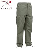 Rothco Vintage R/S Vietnam Fatigue Pants, Olive Drab, Large