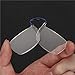 Noble Ultra Slim and Flat Reading Glasses Thin and Flexible Rimless (3 Pack) with 3 Wallet Mini Card Holder and 1 Silicone Stick On Portable Cell Phone Case for Men and Women (1.50 Strength)