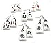 Linpeng E132~137 Assorted Gift Set Mahjong Earrings (6 Pack)