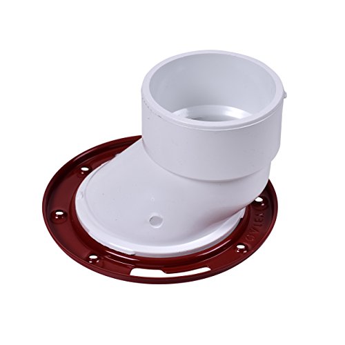 Oatey 43501 PVC Offset w/Ring Closet Toilet Flange 3