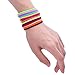 100 Pieces Hair Elastics Hair Ties Ponytail Holders Hair Bands (5 x 0.3 cm, Multicolor)
