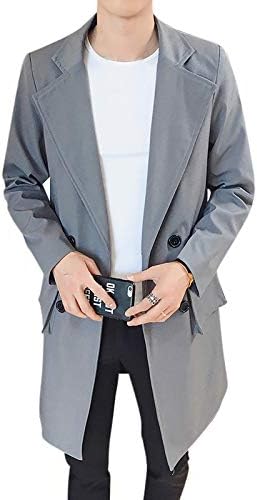 Amazon Ceen トレンチコート メンズ ロング スーツ生地 ライトアウター 無地 コート ジャケット 通販