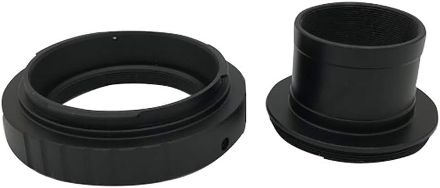 Mount Adapter Set, 1.25 Inch Durable Lightweight Professional Camera Accessories Photography Lens Protection T Ring Digital Reverse For Telescope Microscope Metal(for Canon)