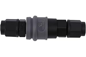 Long lasting and Sturdy C Type Self locking Quick Connector, Industrial Plastic Steel, 8/10/12mm, Precise Automatic Locking, 