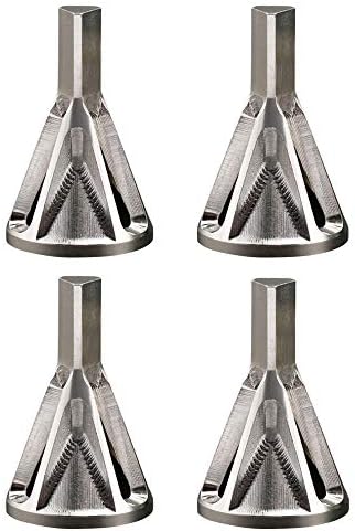 Breynet Deburring Drill Bit Stainless Steel Deburring External Chamfer Chamfering Tool Drill Bit Remove Burr Tool fit Size 8-32 Bolts Quickly Repair Damaged Bolts and Tighten The Nuts