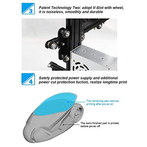 Creality-3D-Ender-3X-Impresora-3D-Versin-Mejorada-de-alta-precisin-DIY-3D-Auto-ensamble-Tamao-de-impresin-220-220-250-mm-con-placa-de-vidrio
