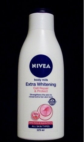 nivea extra whitening cell repair body lotion