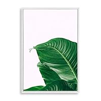 Framed Canvas Wall Art Green Plants Canvas Prints Home Artwork Decoration for Living Room,Bedroom - 16x24 inches