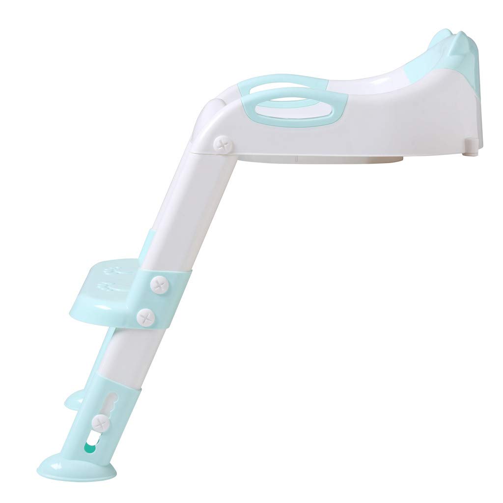 Reducteur De Toilette Pliable Avec Marche Large Et Reglable Rose 23 6 Pouces Amlaiworld Siege De Toilette Reducteur De Toilette Pour Bebe Avec Echelle Wc Enfant Toilette Enfant Siege Confort Doux Bebe Puericulture