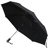60 MPH Windproof Umbrellas for Men and Women Personal Close Auto Open Compact Travel Umbrella Guaranteed Lifetime Replacement Service