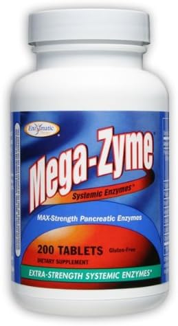 Mega-Zyme ( Helps break down foods with 10 times the strength ) 100 Tablets Enzymatic Therapy