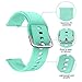 NANW 3-Pack Compatible with Samsung Galaxy Watch Active Bands/Active 2 Bands/Galaxy Watch 3 Bands 41mm, 20mm Soft Waterproof Silicone Sport Strap Replacement Wristbands